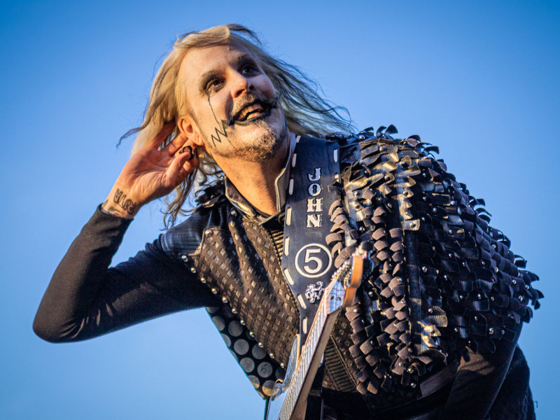 Rob Zombie live on stage at the 2019 Copenhell Metal Festival - here John5 on guitar