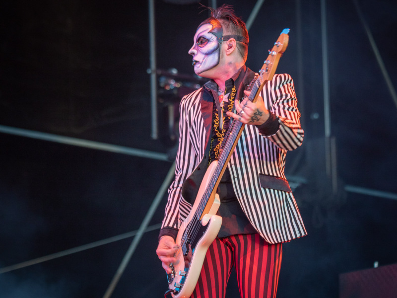 Rob Zombie live on stage at the 2019 Copenhell Metal Festival - here Piggy D on bass. @robzombieofficial @piggydofficial